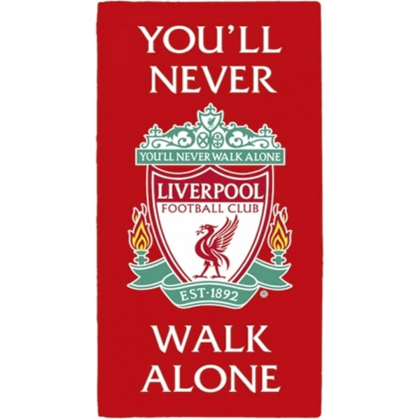 Liverpool FC You'll Never Walk Alone Crest Badhandduk