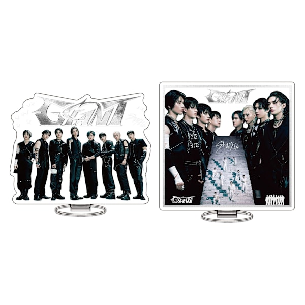 5-pak Stray Kids standalbum GIGANTISK tilbehør nøkkelring Huang Xuanchen stasjon akrylpynt