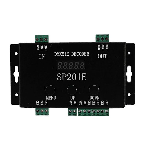 Sp201e Dmx512 Ws2812b Ws2811 Dmx Til Spi Kontroller Dekoder, støtter Flere Ics