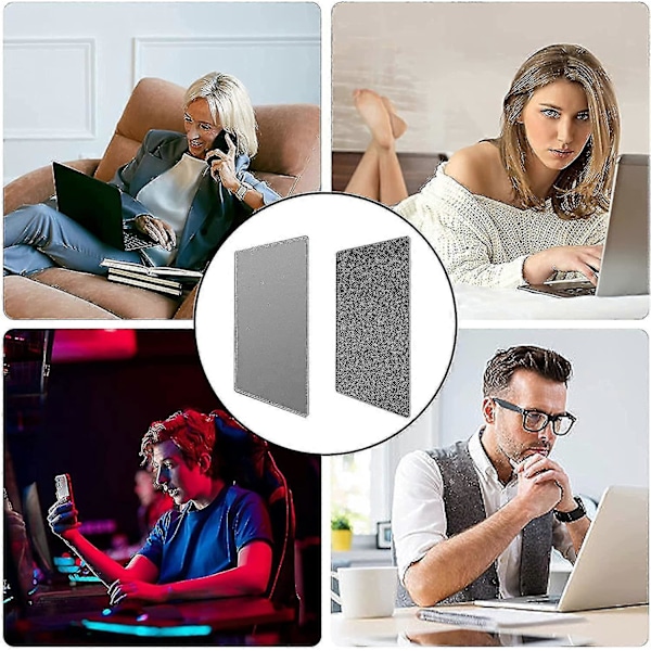 Metal Aluminium Mussemåtte, Kontor Og Gaming Tynd Hård Mussemåtte