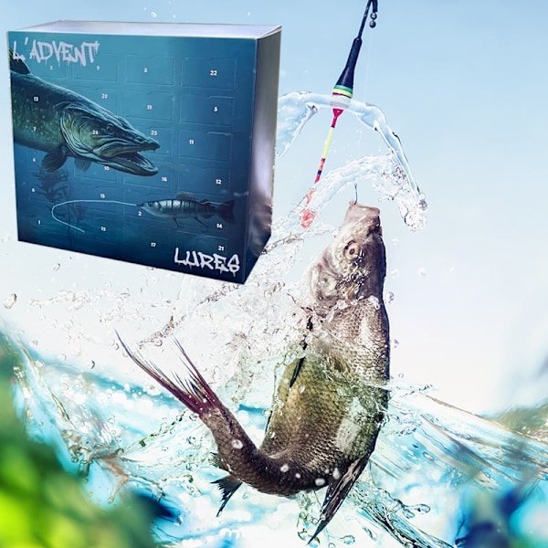 LADVENTLURES 2024, Fiske Julekalender, Fiske Lokkemad Julegave