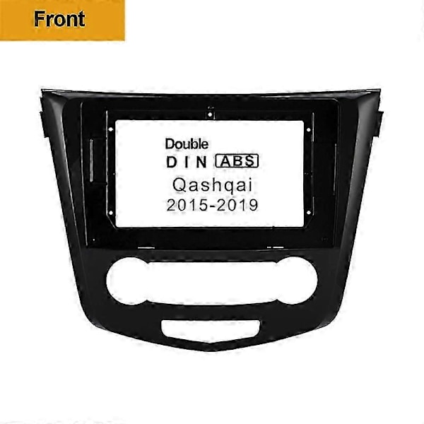 10,1 tommers bilstereo fascia panel ram DVD panel ram installasjonsbeslagsett passer for NISSAN Qashqai 2015-2019