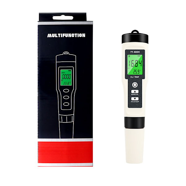 LCD digital display 2 i 1 H2 temperaturpenna högprecision akvarium vattenkvalitetsövervakning testpenna