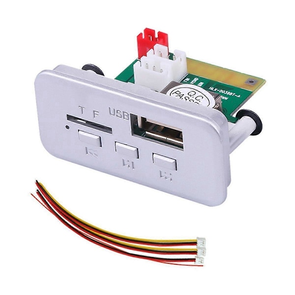 Bluetooth 5.0 MP3 WMA APE Dekoderkort Bil Audio USB TF FM Radio Håndfri Modul MP3 Afspiller til