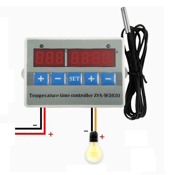 Zfx-w3020 Digital Intelligent Temperatur- og Tidstyrer (AC 220V)