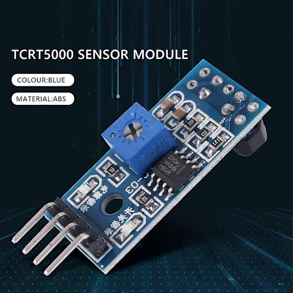 10 st Tcrt5000 Infraröd Reflekterande Sensor Modul Ir Spärrlinjespår Fotoelektrisk Omkopplare För Sma