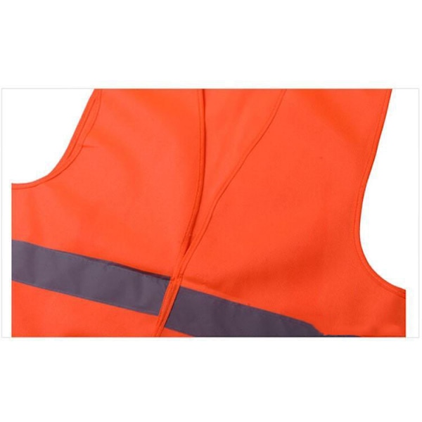 2-pak reflekterende veste, mesh-veste, trafiksikkerheds reflekterende veste