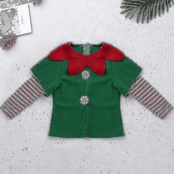 Familie Matchende Børn Voksen Jul Elf Cosplay Kostume Fancy Dress