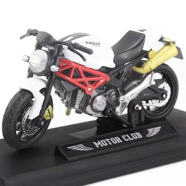 1:18 legeringsmotorcykelmodell simuleringsmotorcykelleksak tårtdekoration ornament motorcykel pojkleksak, slumpmässig färg