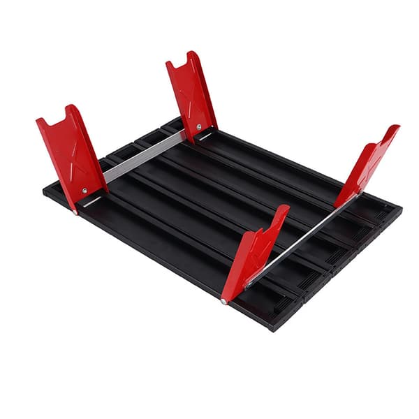Kompakt sammenleggbart campingbord i aluminium, bærbart rullebord (41,2×29×13cm)