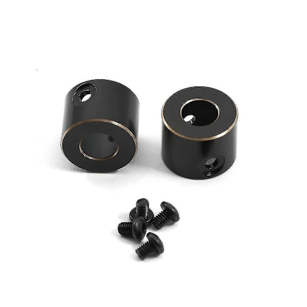 För 1/10 Simuleringsmodellbil Axial SCX10PRO Bakaxelaxelkopp AXI03028 Ram Mässing 1 Par