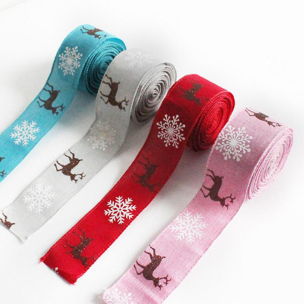 Juletræsdekoration Christmas Miller Bow Ribbon Gaveindpakningsbånd