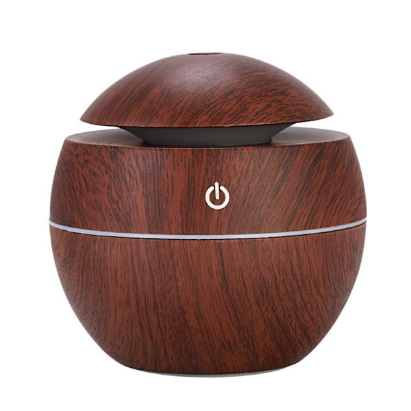 Trækorns Svampe Luftfugter, USB Mini Aroma Diffuser med Stille Drift