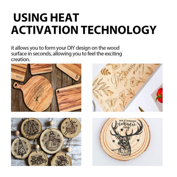 Träbrännande Scorch Paste, DIY Pyrografi Konstverktyg