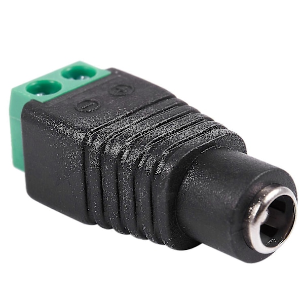 6 kpl 5,5 x 2,1 mm naariväli + uros CCTV DC virtapistokkeen sovitin korjausosat