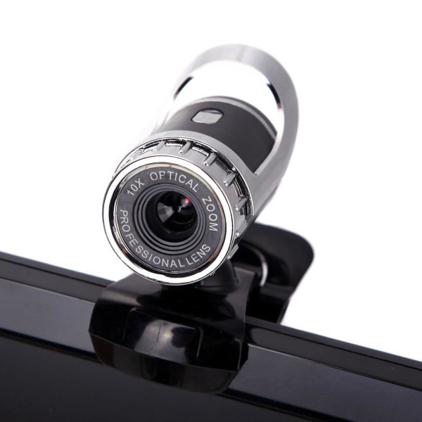 3x USB 2.0 12 megapikselin HD-kamera Web-kamera 360 astetta mikrofoniliittimellä pöytäkoneelle Skype PC PC