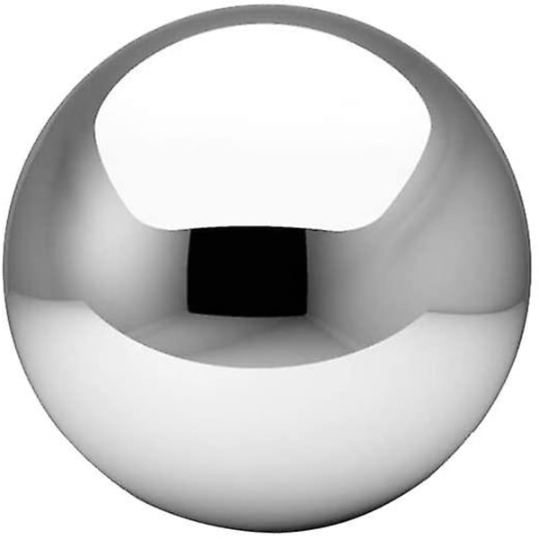 Ruostumattomasta teräksestä valmistettu ontto pallo kiiltävä kimalteleva ontto pallo kelluva lampipallopeilipallo kotipuutarhajuhlasisustukseen Vit 36-37