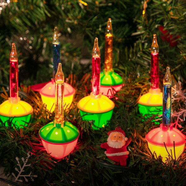 Christmas Bubble String Lights 7 traditionella flerf rgade