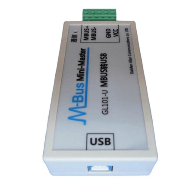 Mbus/m-bus til usb-omformer Usb-mbus måleravlesning Kommunikasjon Usb-strømforsyning kan motta 200 W