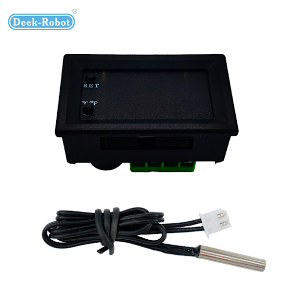 W2809 digitalt dobbelt display termostat temperaturregulator inkubator kæledyrshus intelligent vandtæt NTC temperaturkontrolinstrument