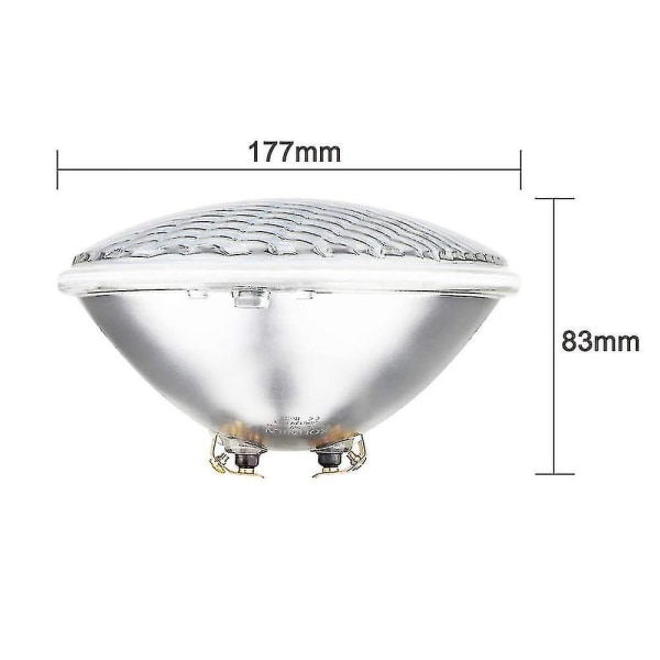 Led-bassengbelysning, 18w Par56 Rgb-svømmebassenglys. Undervannsspotlight med fjernkontroll