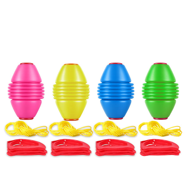 4-pack dragsträngshandbollsleksak för barn