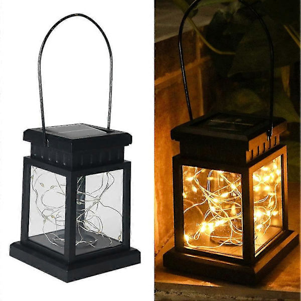 LED-aurinkolamppu Puutarhakoriste Piha Ulkokäyttö Vedenkestävä Koti Vintage