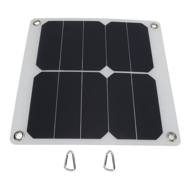 Solcellepanel 15W 5V Mini Bærbart Polykrystallinsk Semi Fleksibelt USB Solcellepanel Oplader Fotovoltaisk Modul