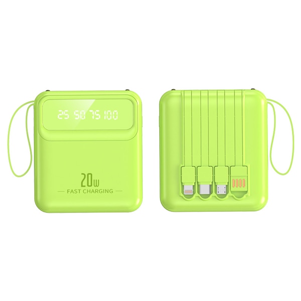 20000 mAh suuren kapasiteetin virtapankki, väärä merkintä, mukana kaapeli, mini ja kätevä mobiilivirta