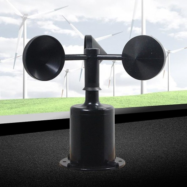 Vindhastighetssensor 0-70M/S Miljösignalutgång Pulstyp Tre koppar Vindhastighetssensor Anemometer DC5-30V