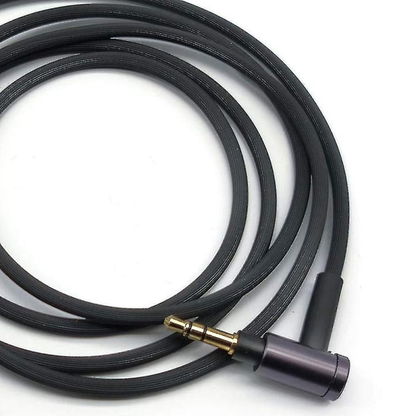 3,5 mm lydkabel til Sony WH-1000 XM2 XM3 XM4 H900N H800 hovedtelefoner, 1,5 m/4,9 fod lang (sort uden mikrofon)