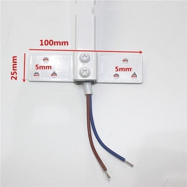Skiltbelysning - 20W LED udendørs spotlights til butiksfacader - 50cm - Topmontering Sort - 1 stk.