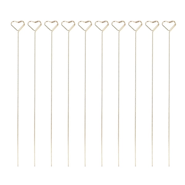 10 stk. Mini Hjerteformet Plads Memo Holder Billedstativ Noteklips