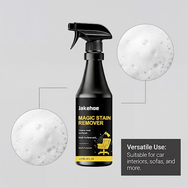 237ML Multi-Surface Magisk Pletfjerner Spray, Universal Skumrens