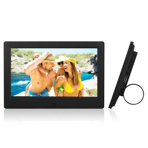 1-pack Elektronisk Smart HD Digital Bildram - 7 tum - Svart