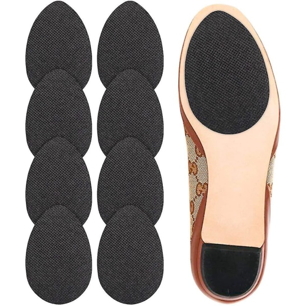 Liukumattomat kengät pehmusteet liimautuvat kengänpohjan suojat, korkokengät liukumattomat kengänkahvat (musta)