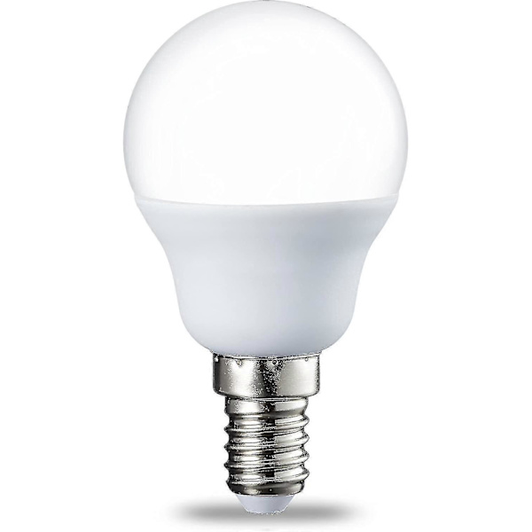 Liten sfärisk LED-lampa E14 P45 med skruvsockel, 5,5 W (motsvarande 40 W glödlampa), varmvit - 1-pack [energi A+]