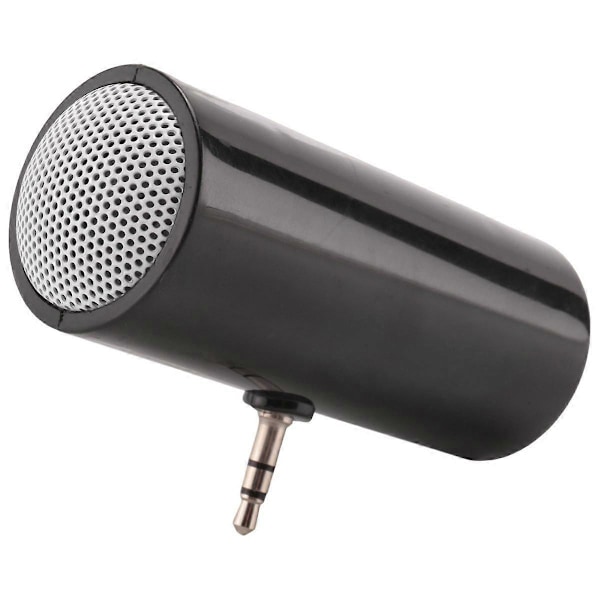 3,5 mm Jack Stereo Minihögtalare Bärbar MP3 Musikspelare Högtalare Förstärkare Högtalare för Mobiltelefon Surfplatta PC - Svart