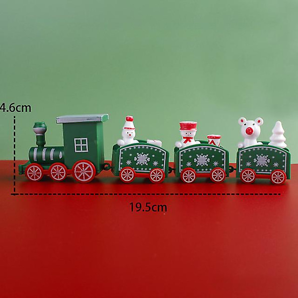 Plastik Tog Julepynt Julemandens Børnedag Gave Legetøj Rekvisitter Scenarier Dekoration Af Familiebordet