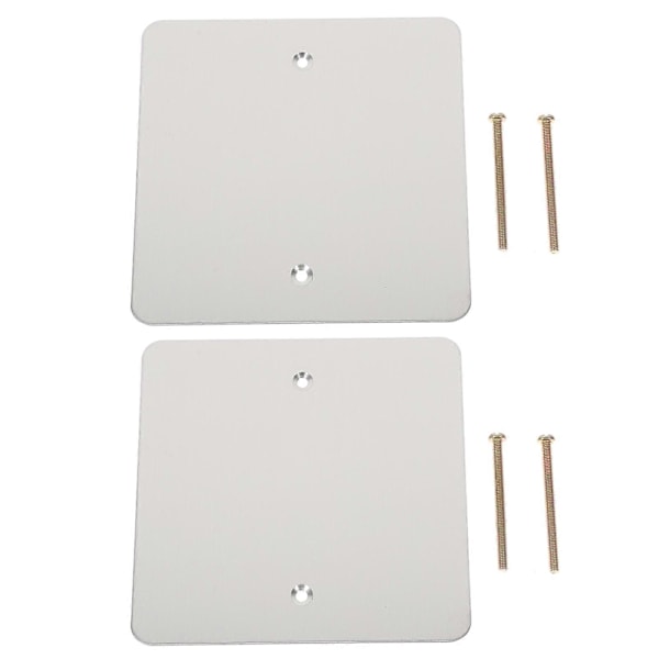 2 st Uttagsskydd Rostfritt Stål Kabeldragning Elektrisk Panel Skydd