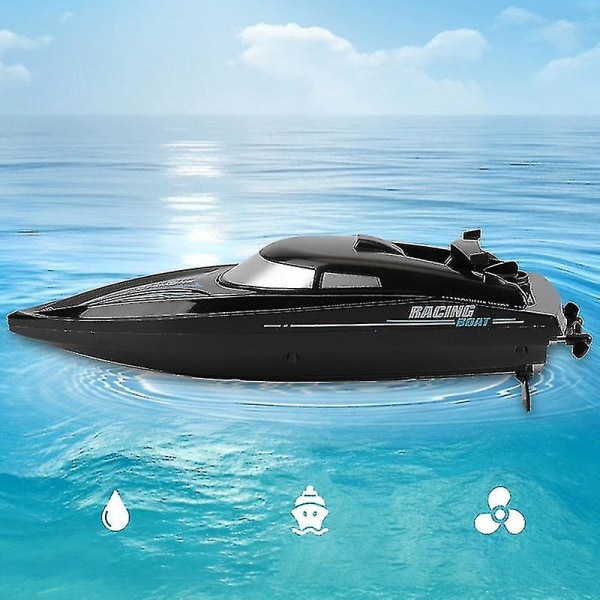 2,4Ghz 10KM/H Dubbelmotor höghastighetsfjärrkontroll Båtpool och sjöfjärrkontrollbåt utomhusleksak