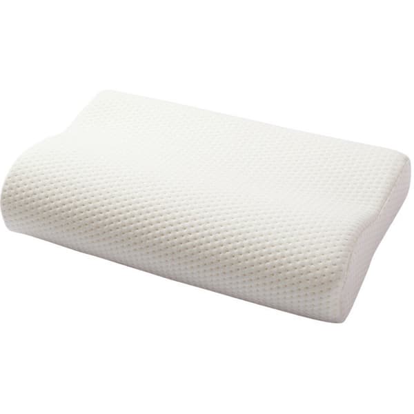 Ergonomisk Ortopedisk Kudde – Klassisk Rektangulär Form med Memory Foam – Vit – Lindrar Nacksmärta – för Rygg- och Sidsovande