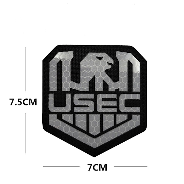 Reflekterende IR-stoff Escape from Tarkov USEC BEAR Engelsk armbind Nattidentifikasjonsmerke Morale Borrelås