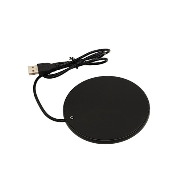RY009, Kaffekoppvärmare 55C Konstant Temperatur Platsbesparande Smart USB-Ljusvärmare för Hem Kontor Resa Svart