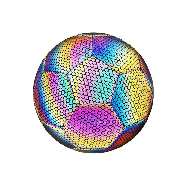 Glødende reflekterende fotballsett Lysball for barn Voksne fotballer størrelse 4 og størrelse 5