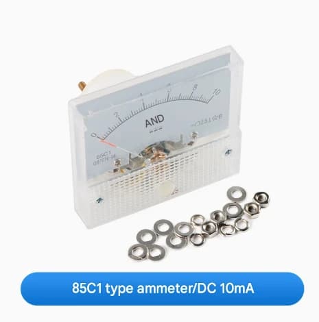 1 stk 85C1 Type DC Analog Pekeramperemåler, Panelmontert Strømmåler C