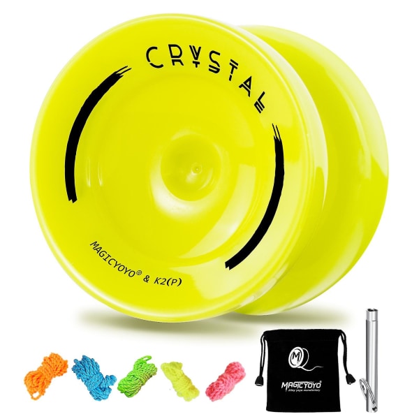 K2 Crystal Yoyo, Dual Purpose Responsive Yo-yo For begyndere, Udskiftning ikke-responsive Bearing for Advanced