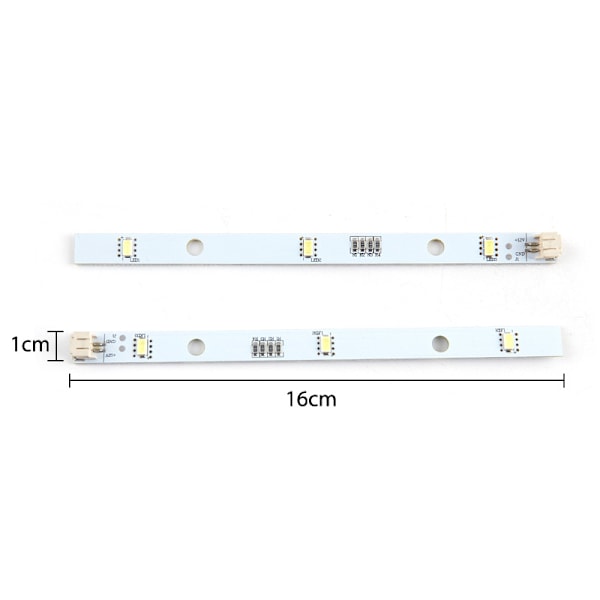2 stk LED lysstrimler til RONGSHENG/ HISENSE Fryser Køleskab MDDZ-162A A04 1629348 DC12V 2W CQC14134112291