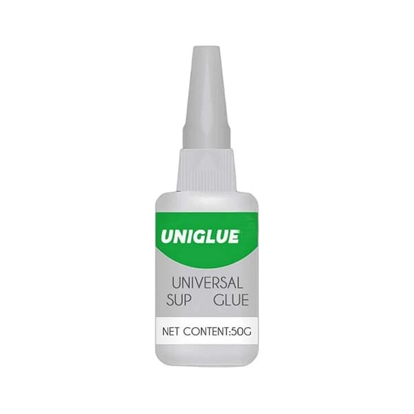 50g Stark Oljebaserad Lim Uniglue Universal Superlim, Snabbtorkande Direktlim, 2-pack