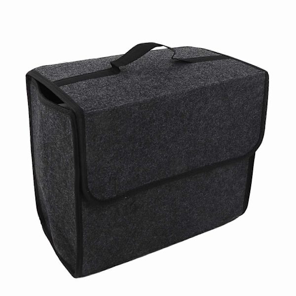 Mørkegrå Bagagerumsopbevaringsorganisator Foldbar Cargo Opbevaringsbeholder Antislip Bunddesign til Bil SUV